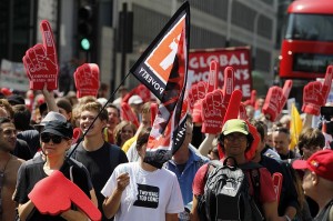 TTIP protest, London, 6Jul14