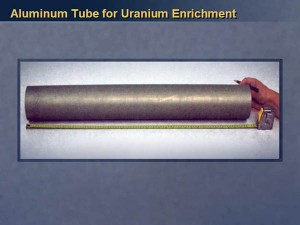 Powell_UN_Iraq_presentation,_alleged_Aluminum_Tube_for_Uranium_Enrichment