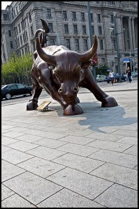 charging bull
